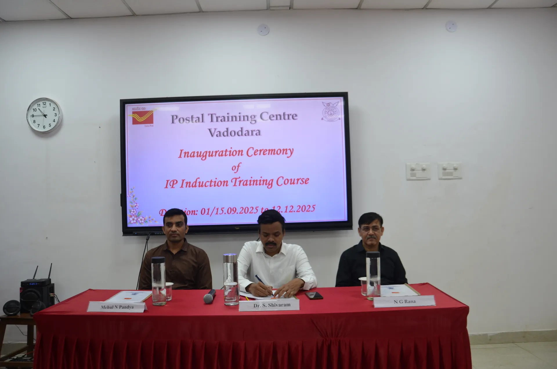 Ip Induction Manage Event: Inauguration Ceremony of IP Induction Period - 01/15.09. ...