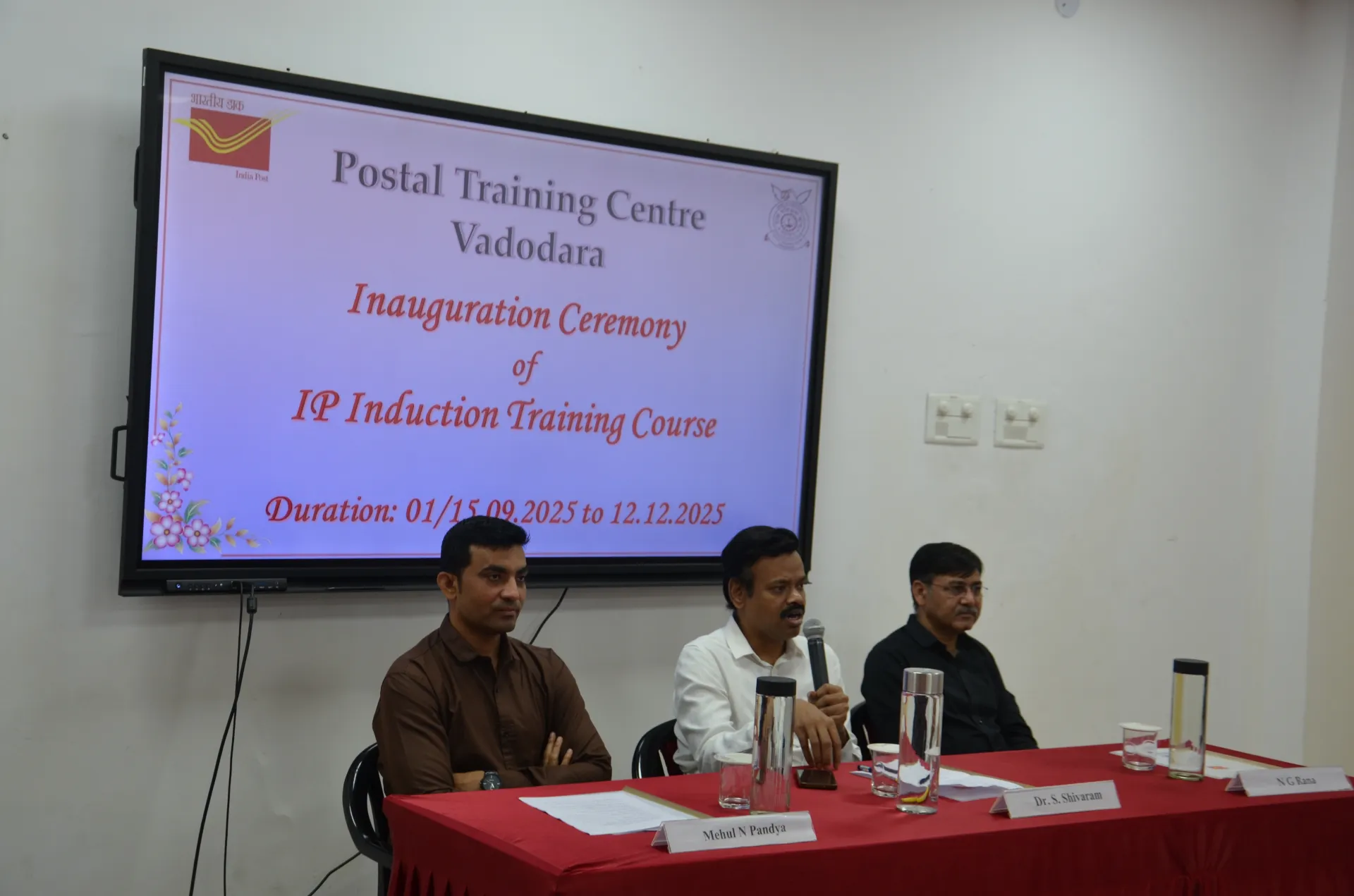 Ip Induction Inauguration Ceremony of IP Induction Period - 01/15.09.2025 to 12.12. ...